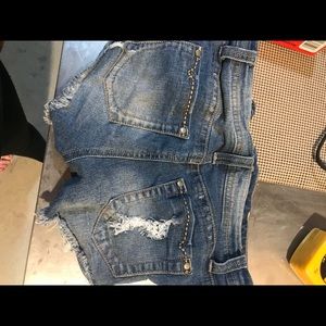 jean shorts